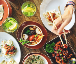 Asian meals on the table | Frederick, MD