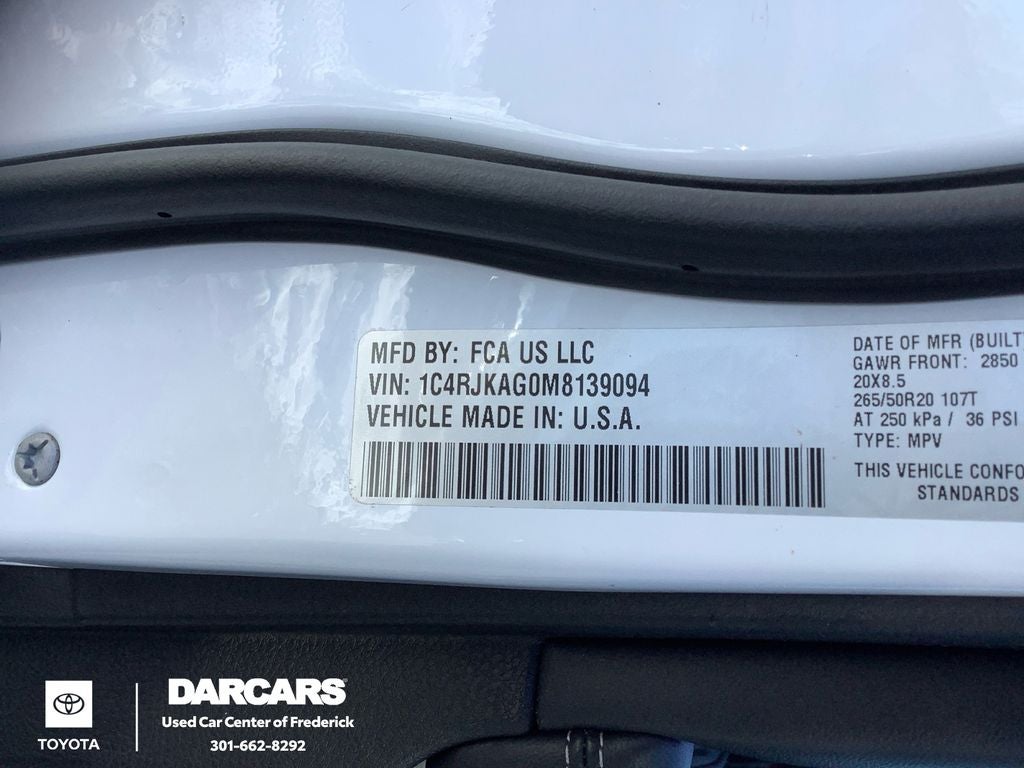 2021 Jeep Grand Cherokee L Altitude