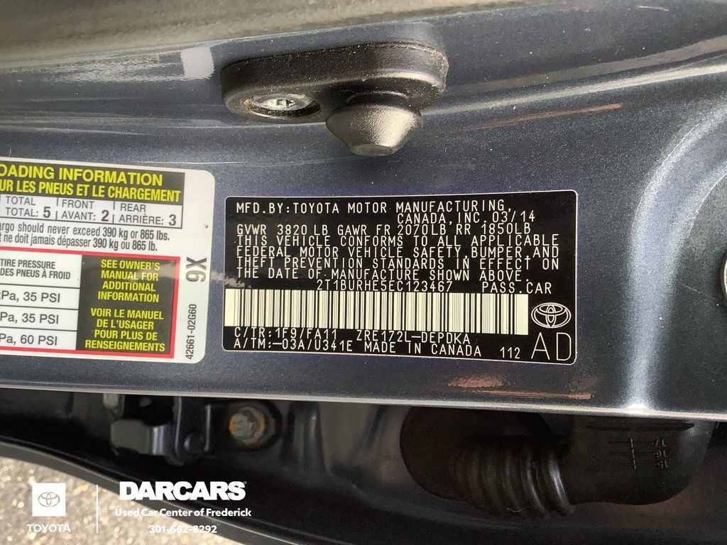 2014 Toyota Corolla L