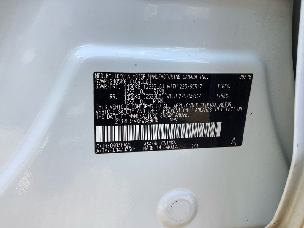 2015 Toyota RAV4 XLE