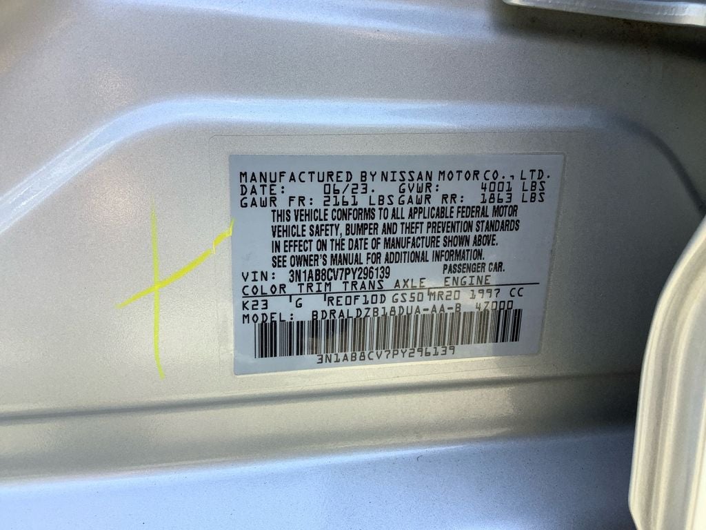 2023 Nissan Sentra SV