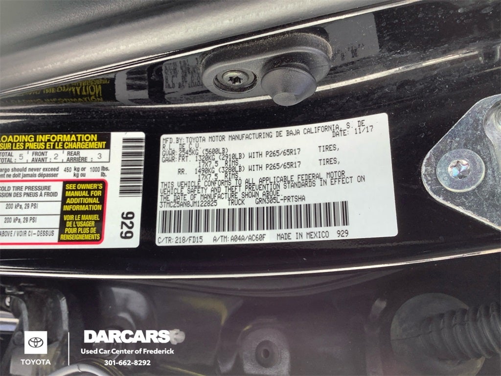 2018 Toyota Tacoma TRD Sport V6