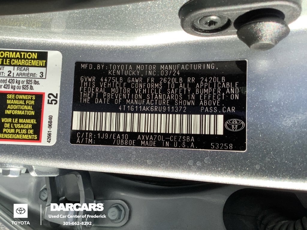 2024 Toyota Camry SE