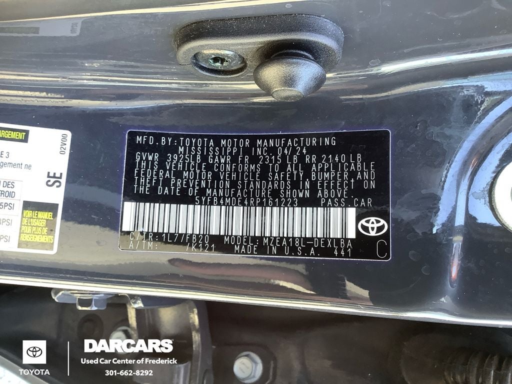 2024 Toyota Corolla LE