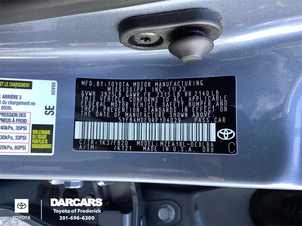 2024 Toyota Corolla LE