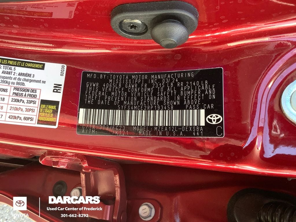 2024 Toyota Corolla SE