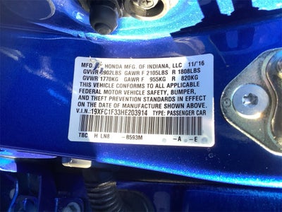 2017 Honda Civic EX-T