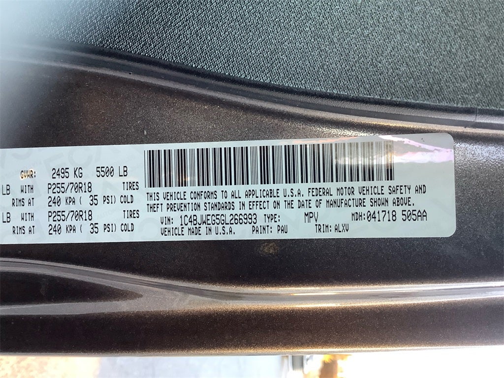 2016 Jeep Wrangler Unlimited Sahara