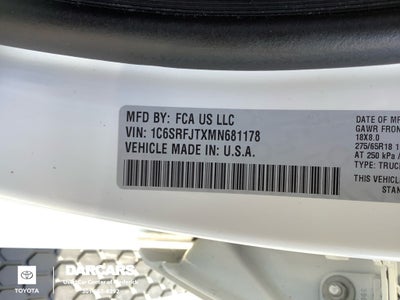 2021 RAM 1500 Laramie