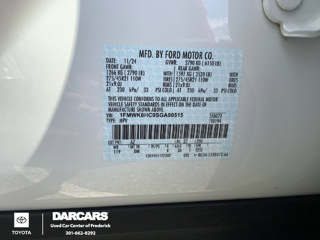 2025 Ford Explorer Platinum