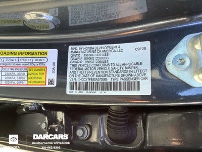 2025 Honda Accord SE
