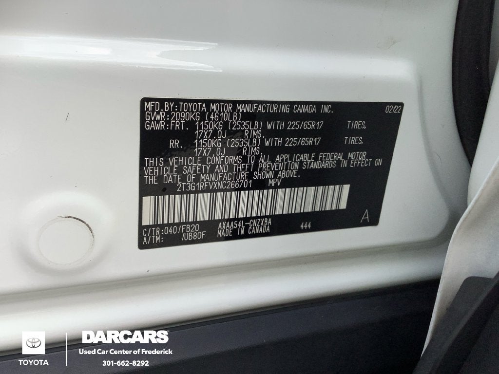 2022 Toyota RAV4 LE
