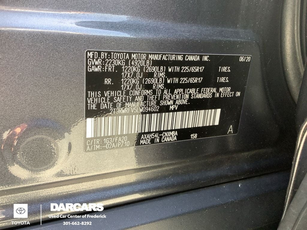 2020 Toyota RAV4 Hybrid XLE