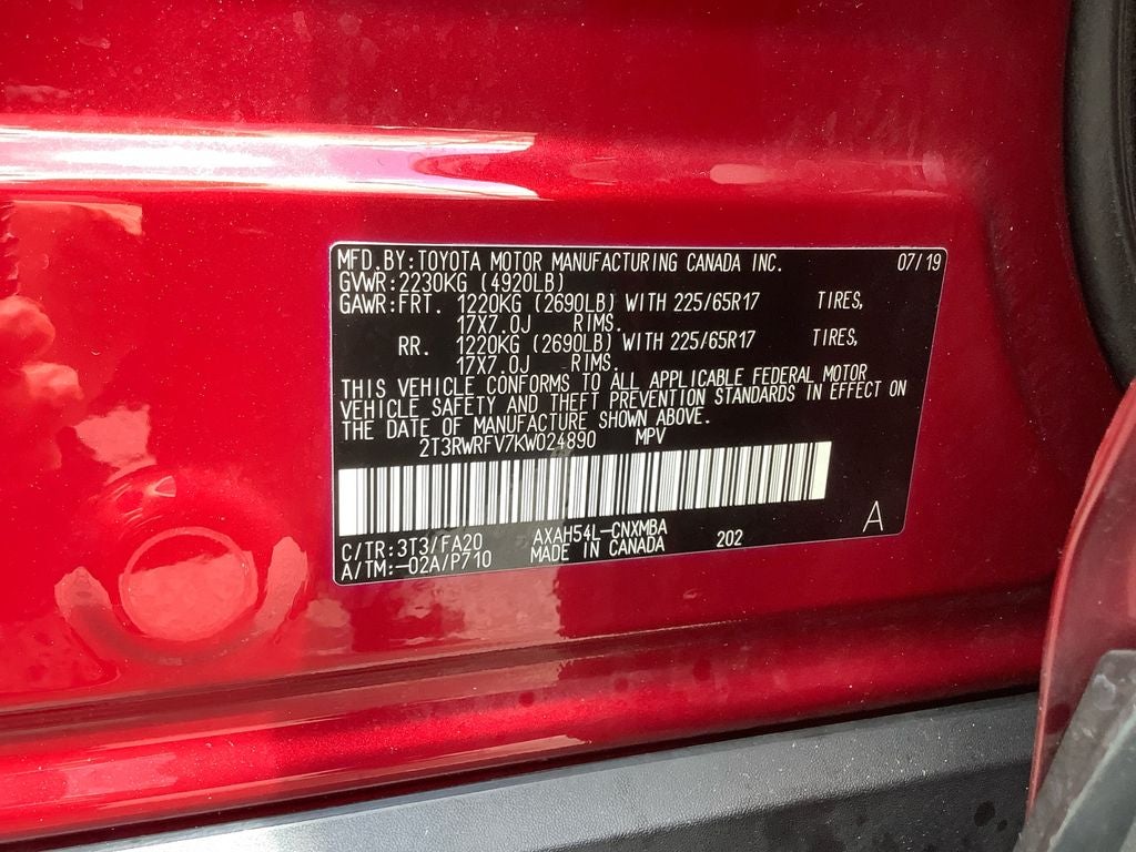 2019 Toyota RAV4 Hybrid XLE