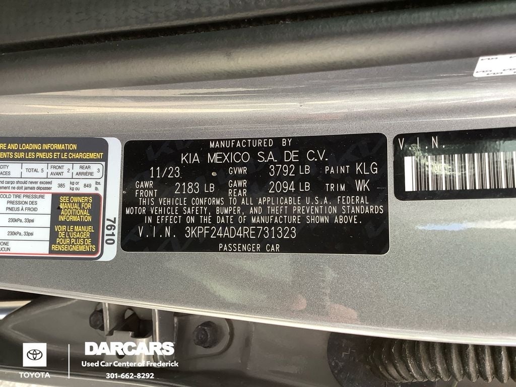2024 Kia Forte LXS