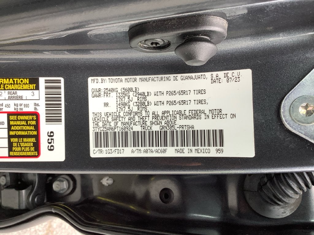 2023 Toyota Tacoma TRD Sport V6