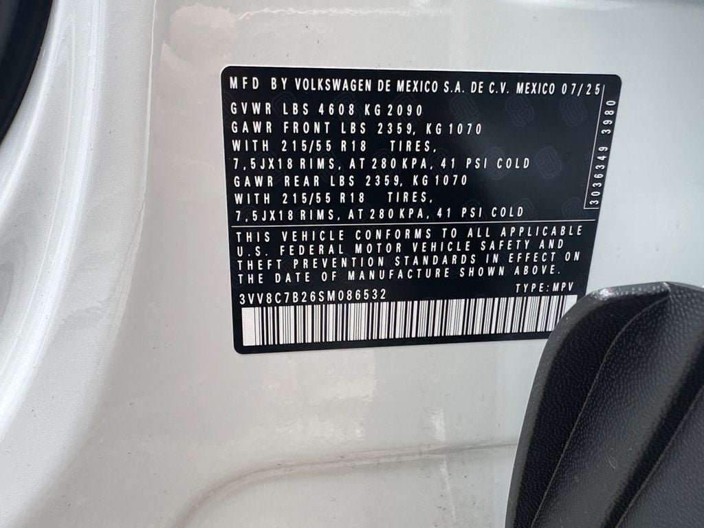 2025 Volkswagen Taos 1.5T S