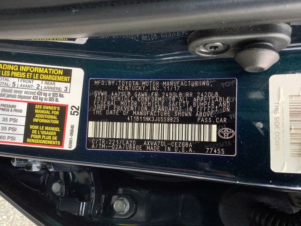 2018 Toyota Camry XLE