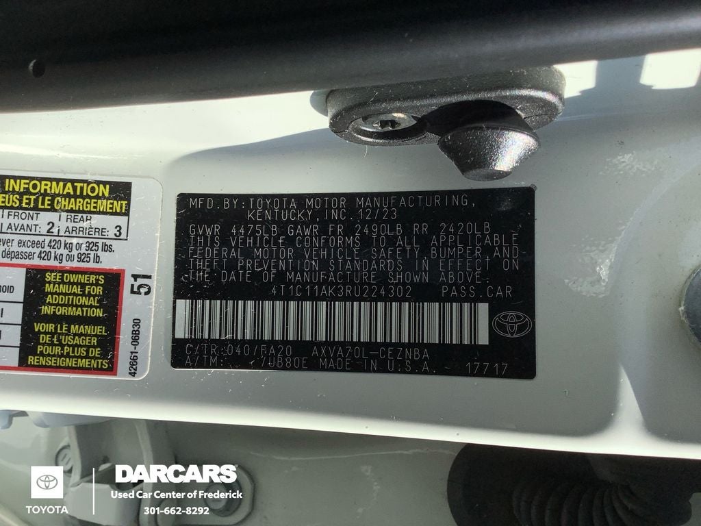 2024 Toyota Camry LE