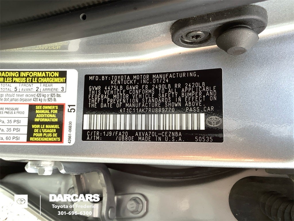 2024 Toyota Camry LE