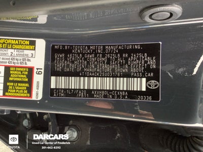 2025 Toyota Camry LE