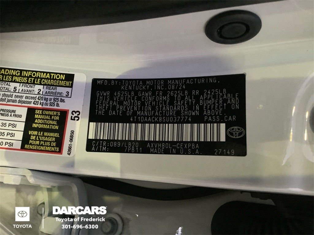 2025 Toyota Camry PREMIUM PLUS PKG XSE