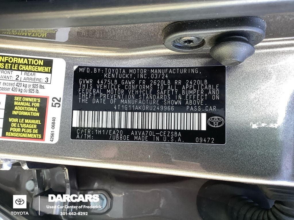 2024 Toyota Camry SE