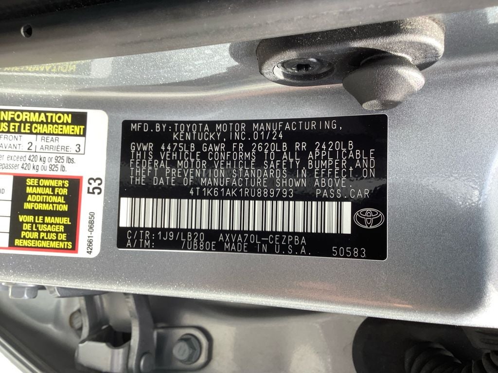 2024 Toyota Camry XSE