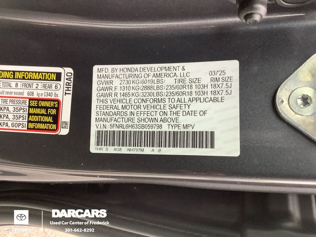 2025 Honda Odyssey EX-L