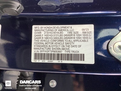 2023 Honda Ridgeline RTL-E