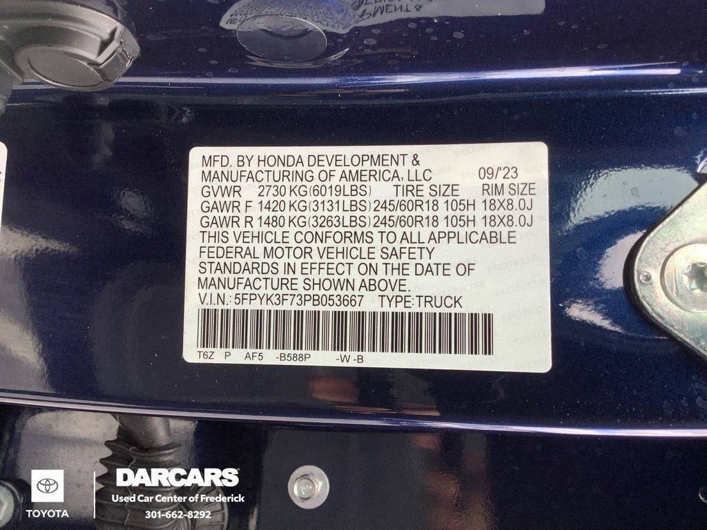2023 Honda Ridgeline RTL-E