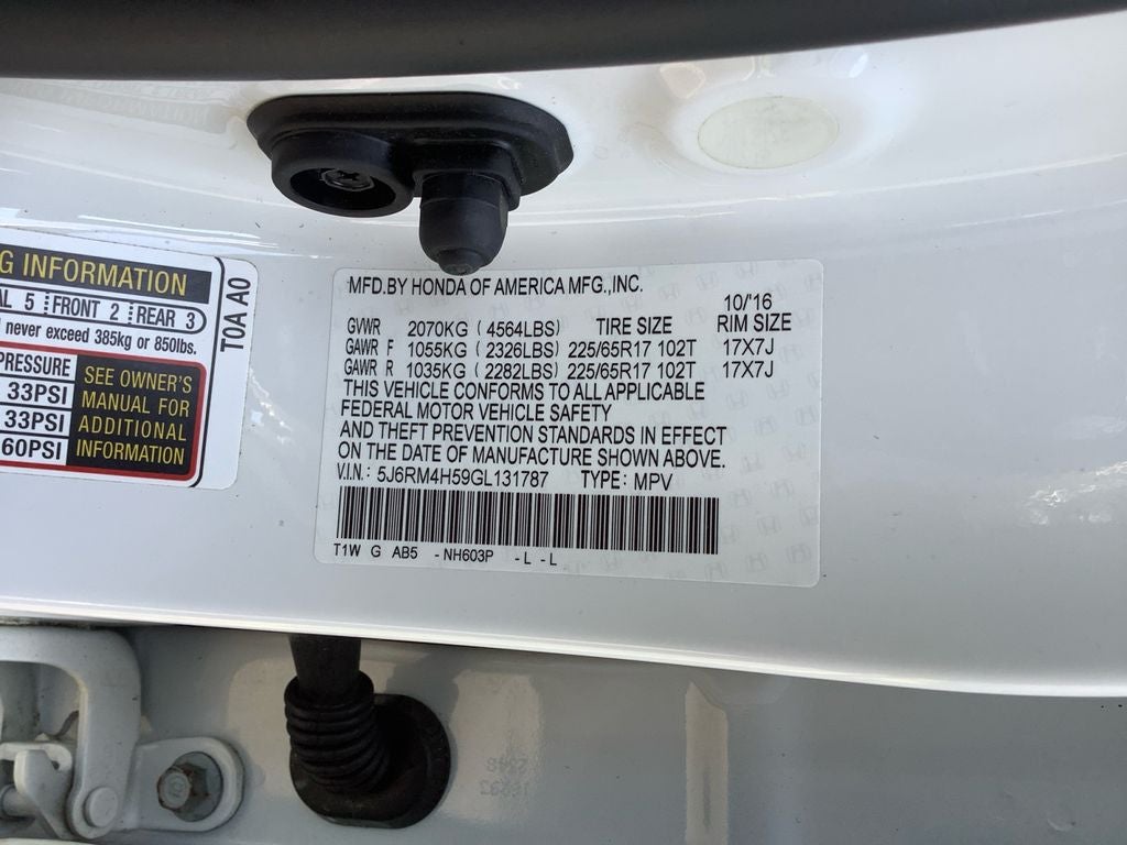 2016 Honda CR-V EX