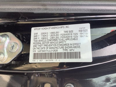 2018 Acura RDX Advance Package