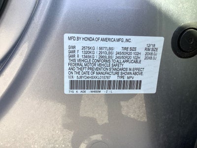2019 Acura MDX 3.5L Technology Package SH-AWD