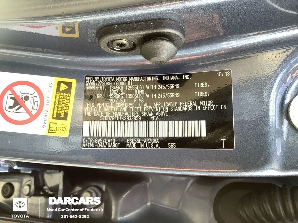 2019 Toyota Highlander Limited