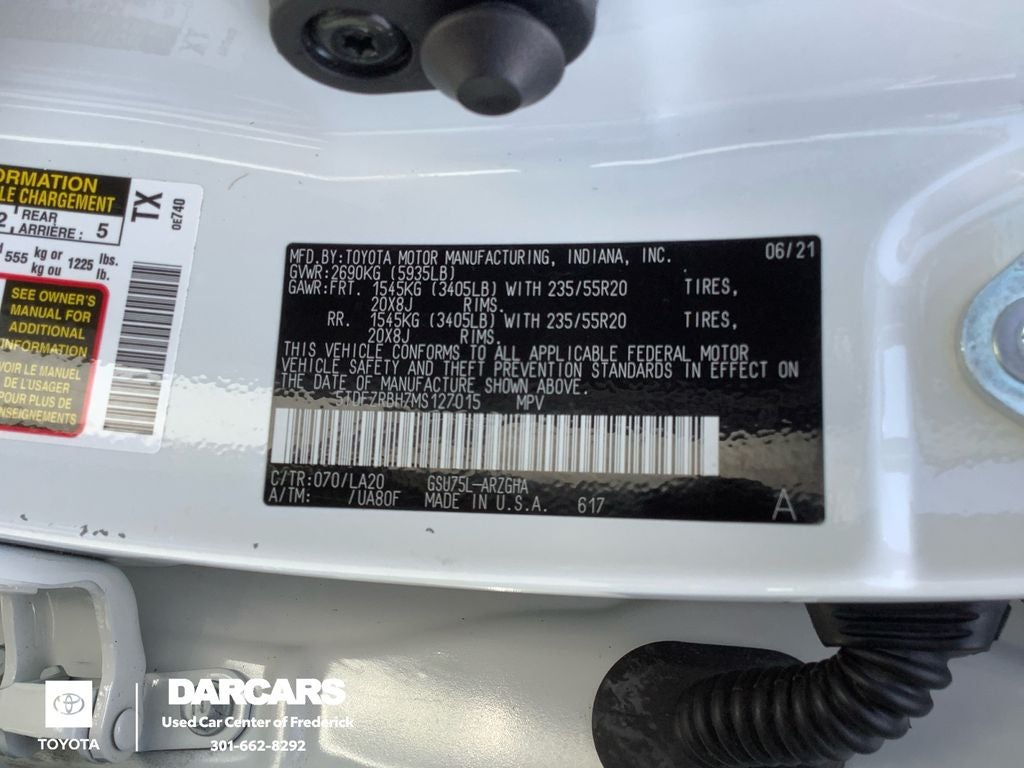 2021 Toyota Highlander Platinum
