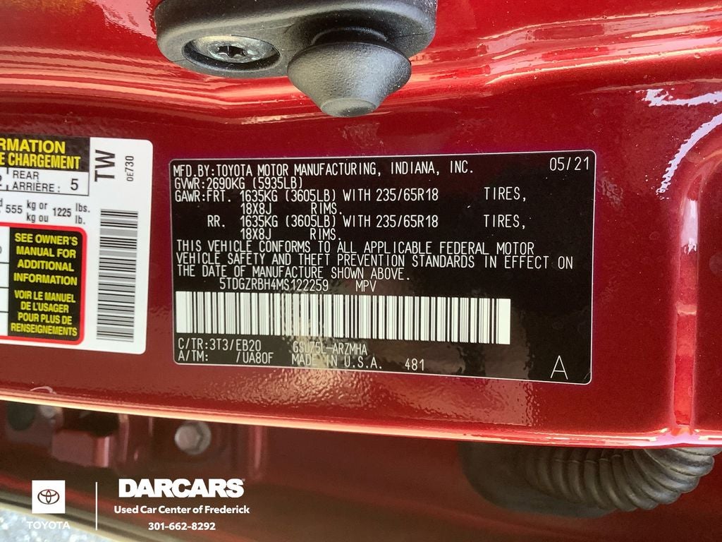 2021 Toyota Highlander XLE