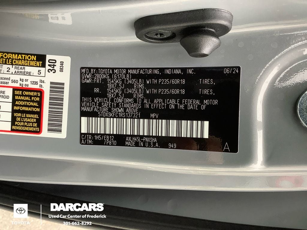2024 Toyota Sienna XSE 7 Passenger