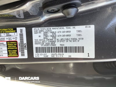 2026 Toyota Tundra Limited