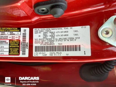 2022 Toyota Tundra Limited Premium Pkg