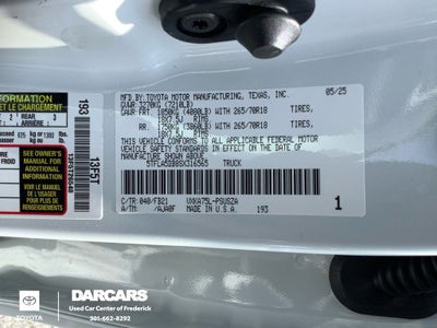 2025 Toyota Tundra SR5