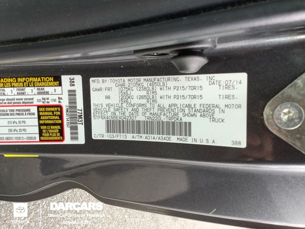 2014 Toyota Tacoma Base