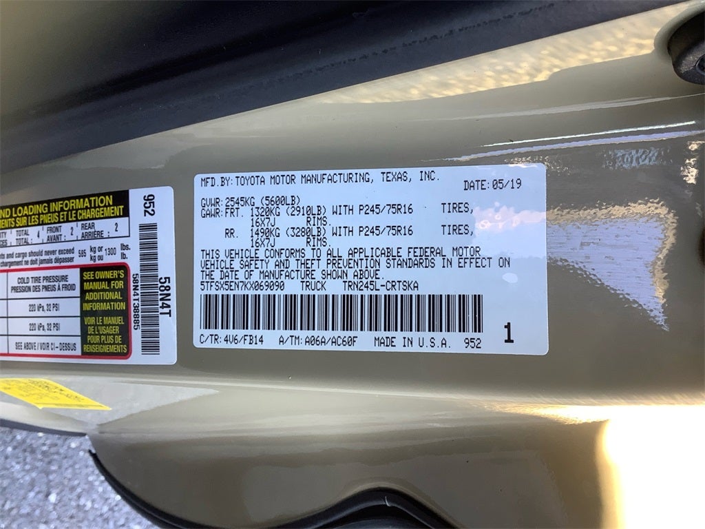 2019 Toyota Tacoma SR