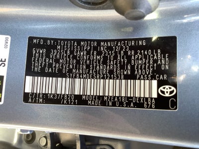 2024 Toyota Corolla LE
