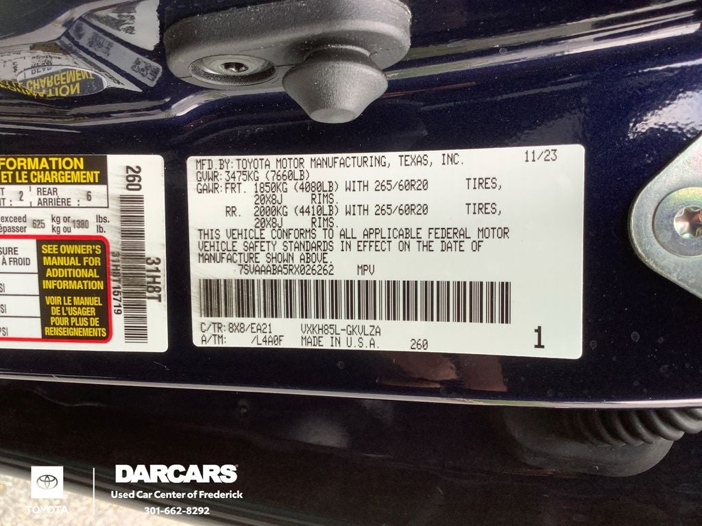 2024 Toyota Sequoia Limited