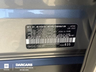 2022 Mitsubishi Outlander Black Edition