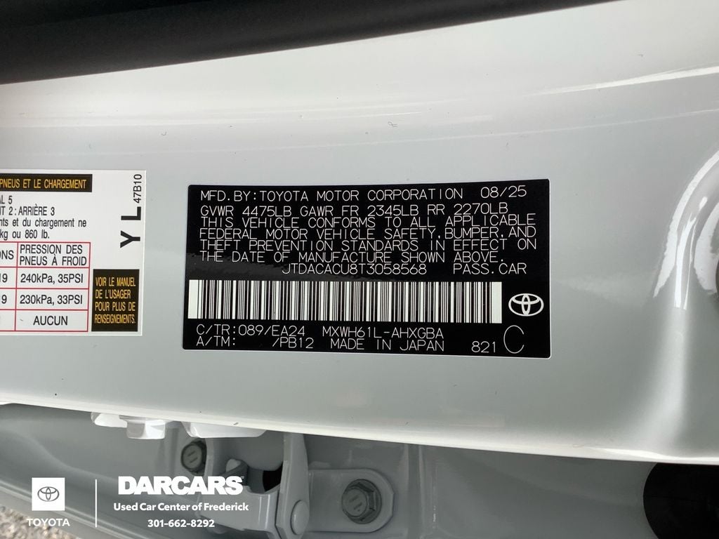 2026 Toyota Prius Plug-In Hybrid Nightshade