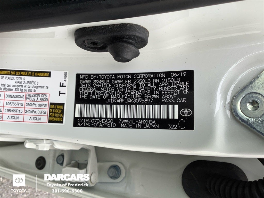 2019 Toyota Prius XLE