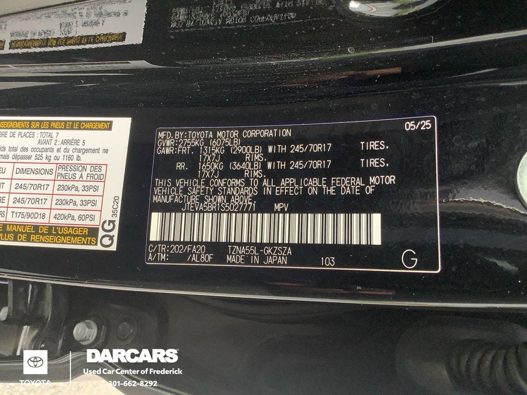 2025 Toyota 4Runner SR5