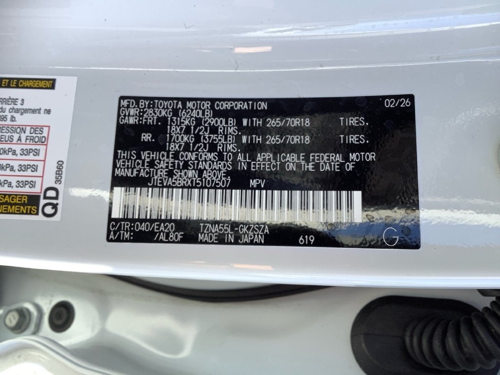 2026 Toyota 4Runner TRD Off-Road Premium